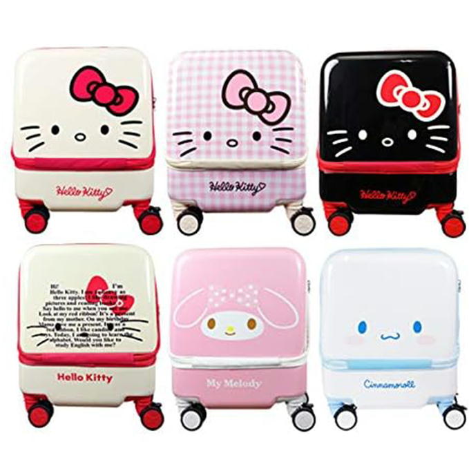 楽天市場】スーツケース ハローキティフロントポケット付 HK-SUC-04