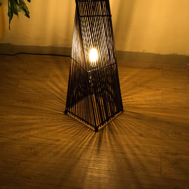 値下げ】バンブーフロアランプ 大型 間接照明 トール ライト 147cm 竹