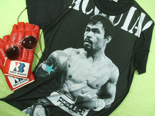 楽天市場】ボクシング＆世界の格闘技☆パッキャオTシャツ【サイズ：M