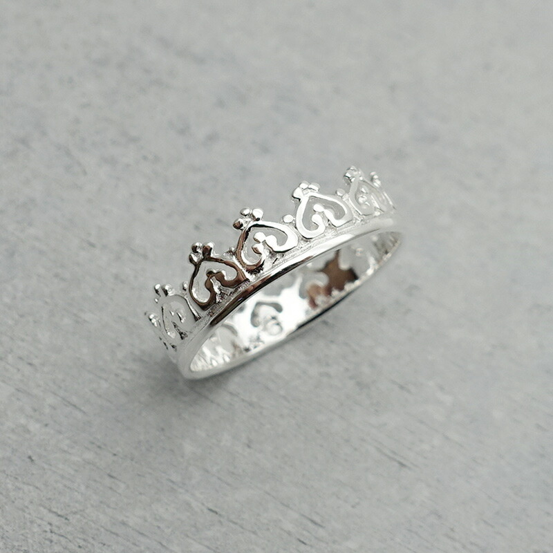 楽天市場】王冠 リング 指輪 レディース 金属アレルギー対応 ティアラ