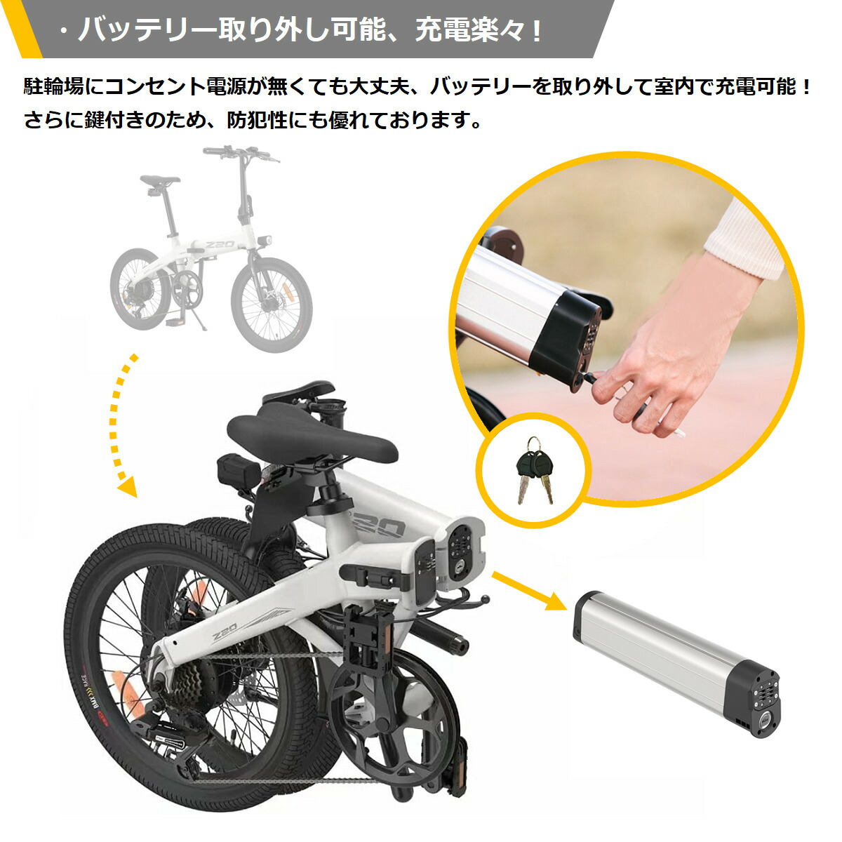 バナナ Xiaomi Himo Z20 走行距離472km 訳あり バナナ様専用 Xiaomi