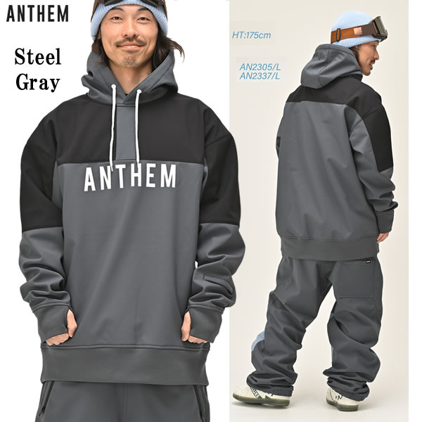 楽天市場】Sのみ ANTHEM ボンデッドパーカー SHOULDER PATCH HOODIE