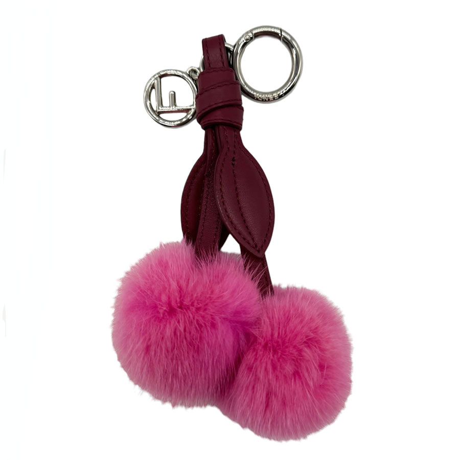 楽天市場】フェンディ FENDI チャーム キーホルダー チェリー