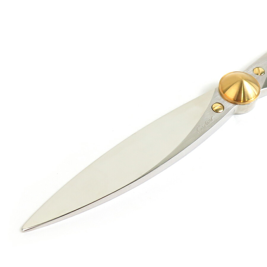 楽天市場】カルティエ CARTIER ペーパーナイフ メタル シルバー ユニ