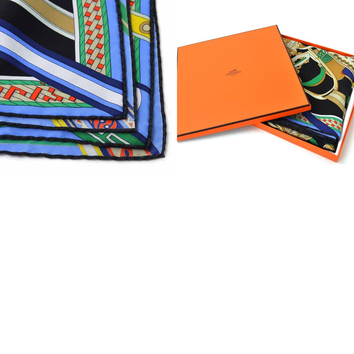 楽天市場】エルメス HERMES スカーフ カレ90 Concours detriers