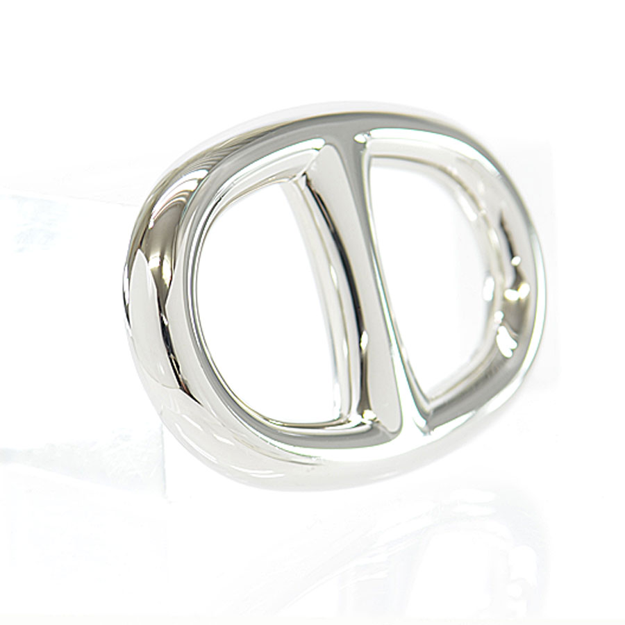 楽天市場】エルメス HERMES スカーフリング シェーヌダンクル シルバー