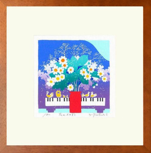 楽天市場】【版画・絵画】吉岡浩太郎『花のメロディ』シルクスクリーン