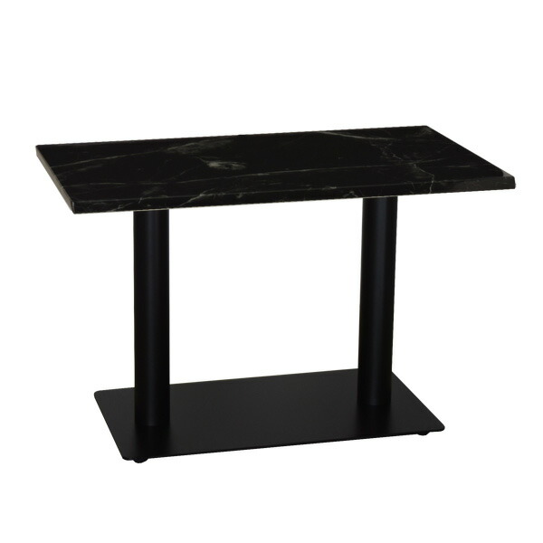 楽天市場】ボックステーブル 90x60cm BK脚 WH BK 大理石風柄 ラウンジ