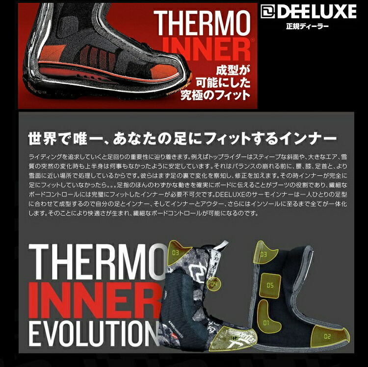 楽天市場】 DEELUXE BOOTS ディーラックス 25-26 STAGE 4 LINER (INCL