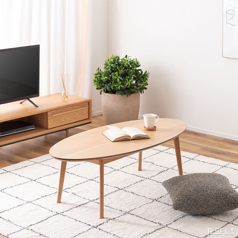 楽天市場】オーバルテーブル オーバル型 楕円形 リビングテーブル ロー