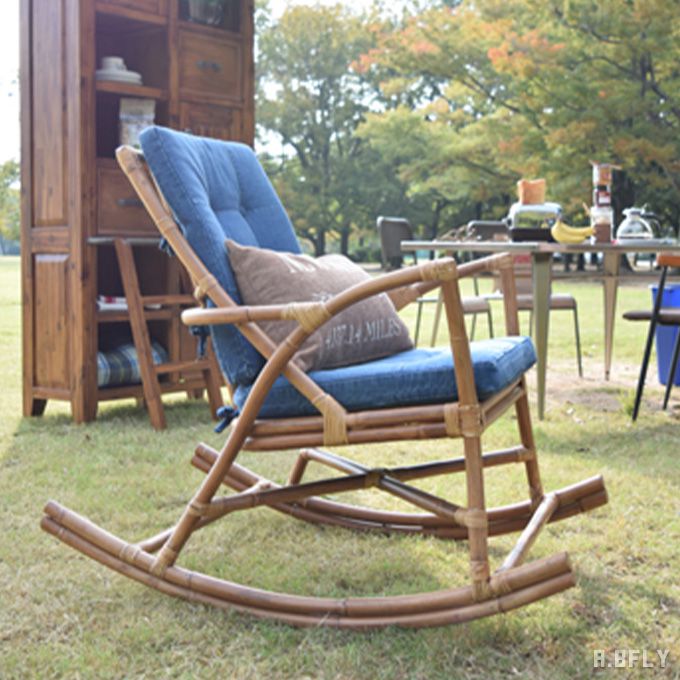 楽天市場】ロッキングチェア ラタン 籐 チェア 椅子 パーソナルチェア