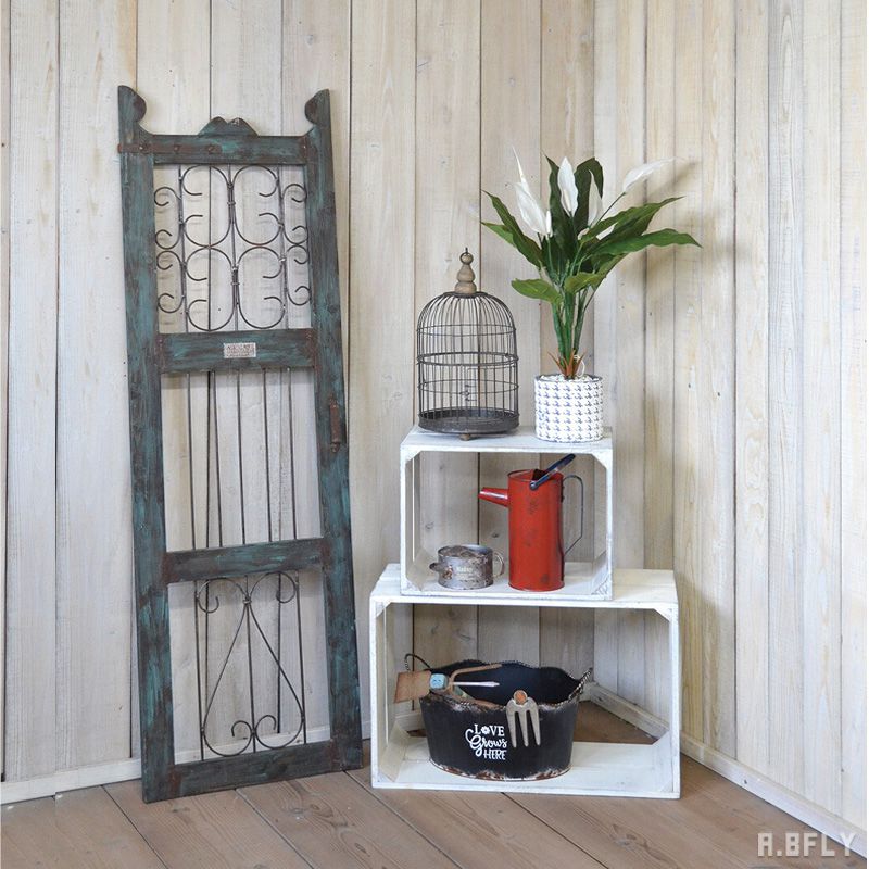 楽天市場】ウッドゲート ゲート扉 シャビーテイスト シャビー 古材