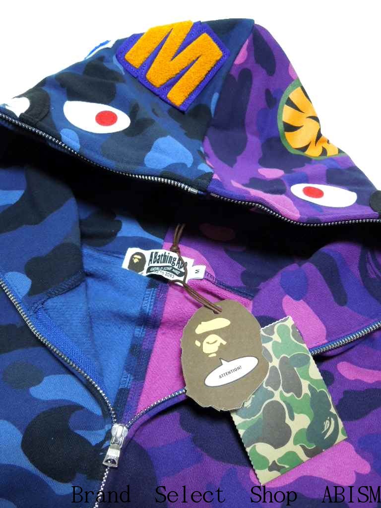 楽天市場】A BATHING APE(エイプ)COLOR CAMO HALF & HALF SHARK FULL