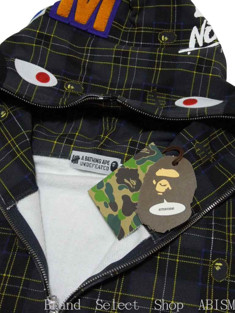 楽天市場】A BATHING APE(エイプ)x UNDEFEATED(アンディフィーテッド