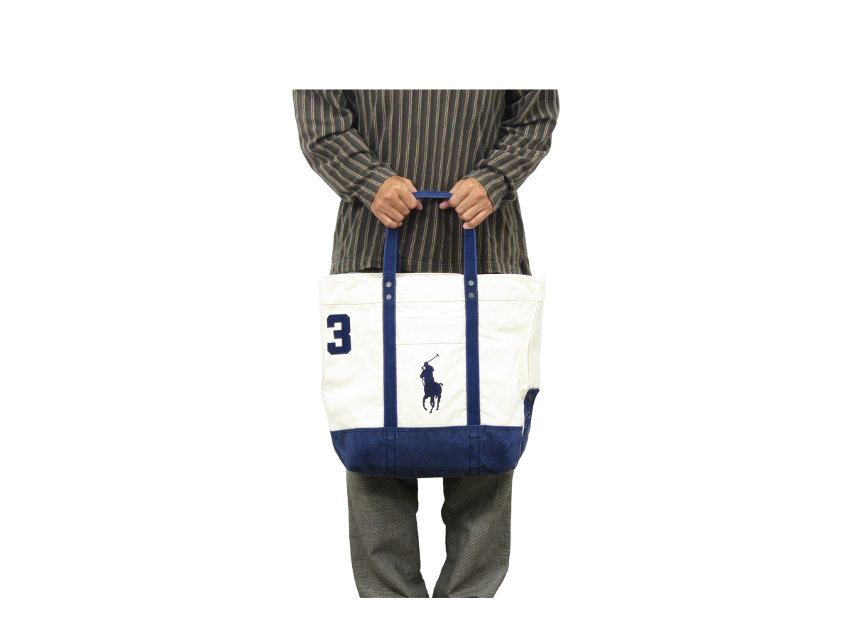 楽天市場】ポロ ラルフローレン ビンテージ キャンバス トートバッグ