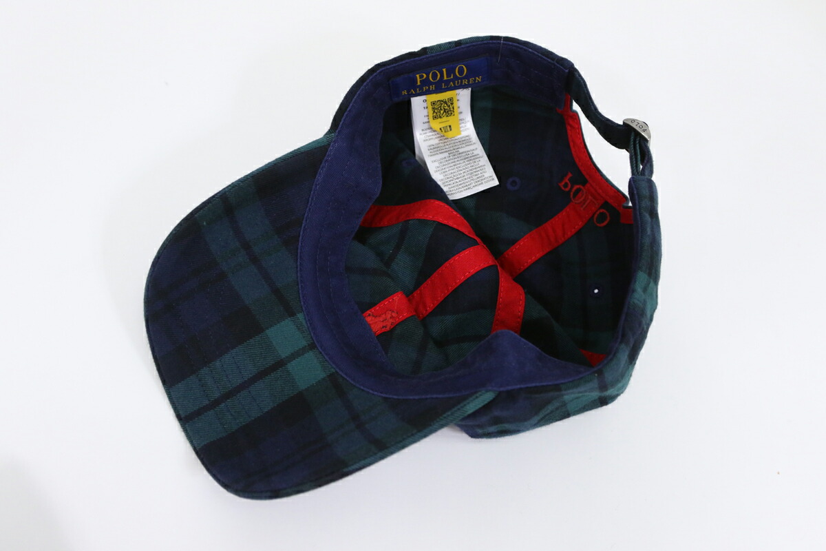 楽天市場】ポロ ラルフローレン ブラックウォッチ キャップ ワン
