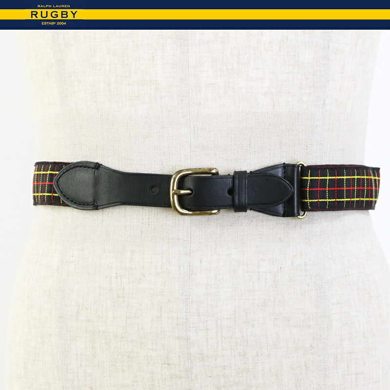 楽天市場】RUGBY by Ralph Lauren Nylon/Leather Sport Belt ラルフ