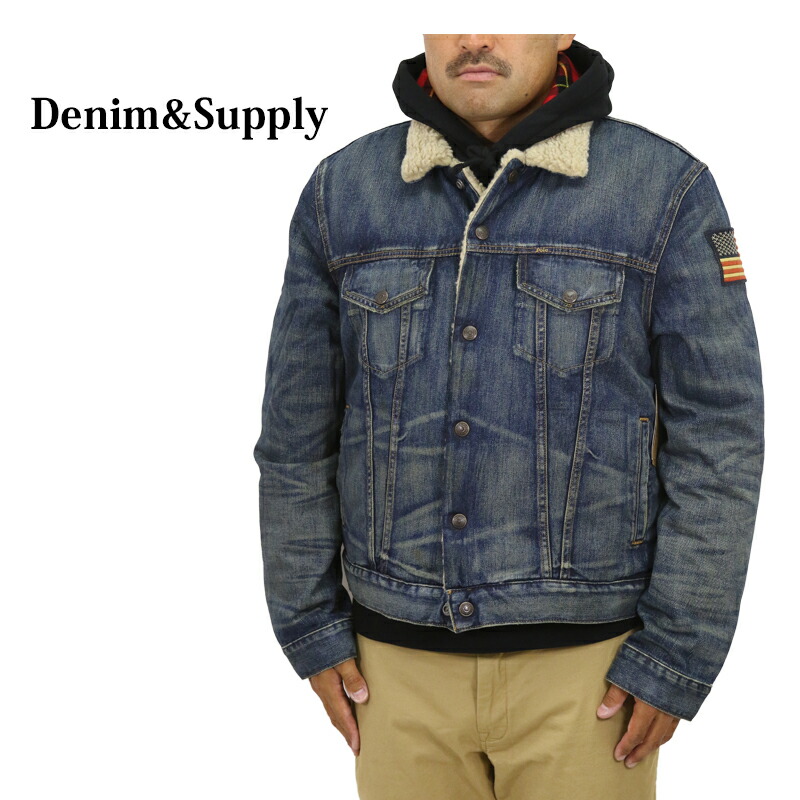 楽天市場】デニム&サプライ ラルフローレン メンズ ボア ライナー