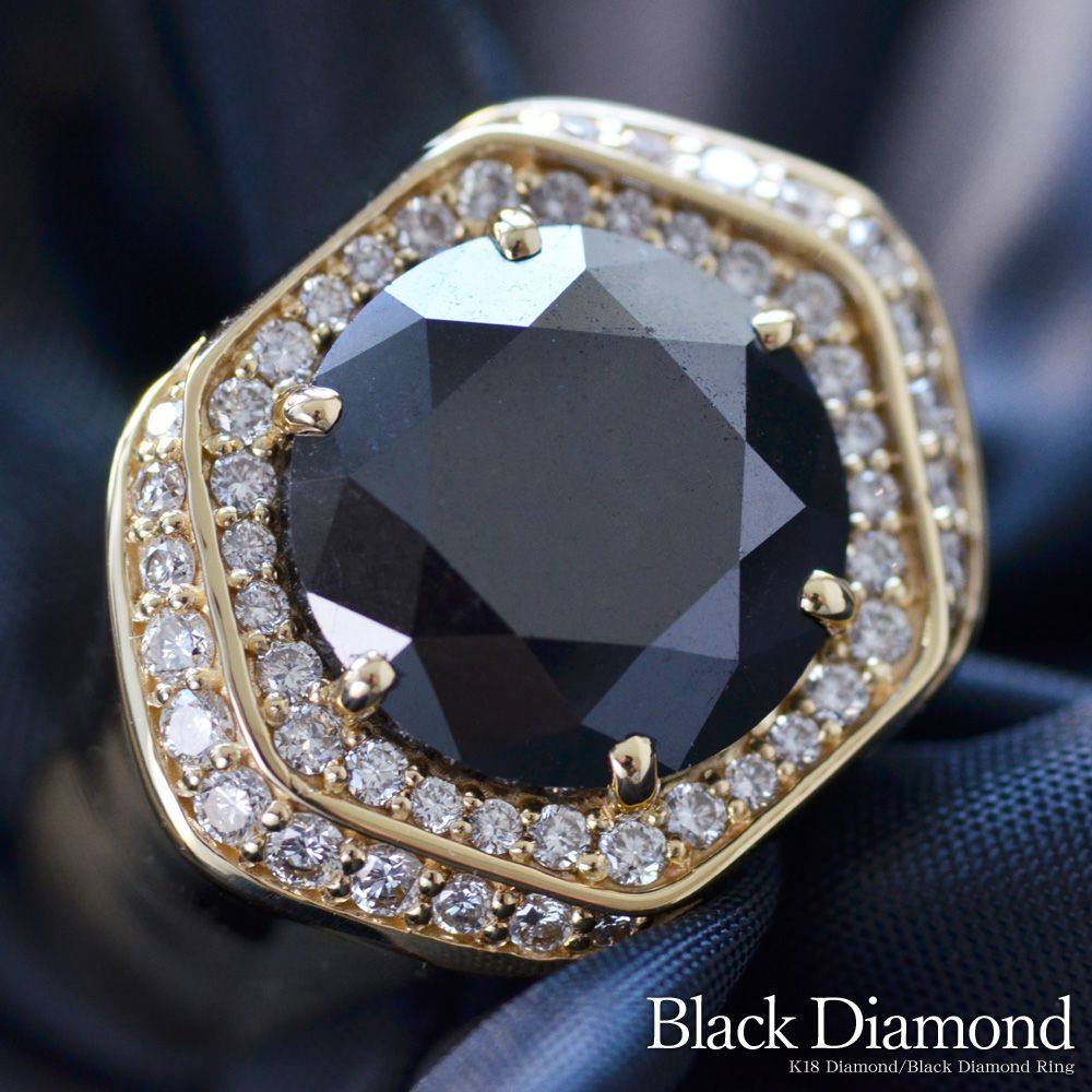 楽天市場】【ポイント10倍☆23:59まで!】印台 メンズリング K18 18K 18