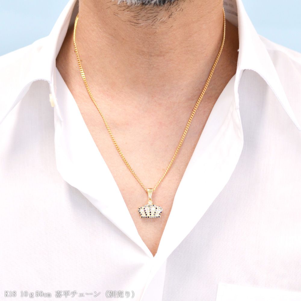 楽天市場】ペンダントトップ メンズ 18金 K18 18K 喜平用 ダイヤモンド