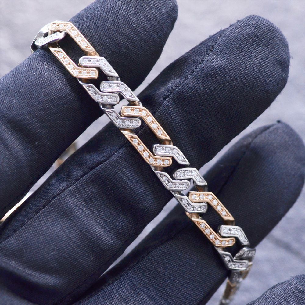 楽天市場】喜平 ネックレス 18金 K18PG Pt900 ダイヤモンド 2.6ct 喜平