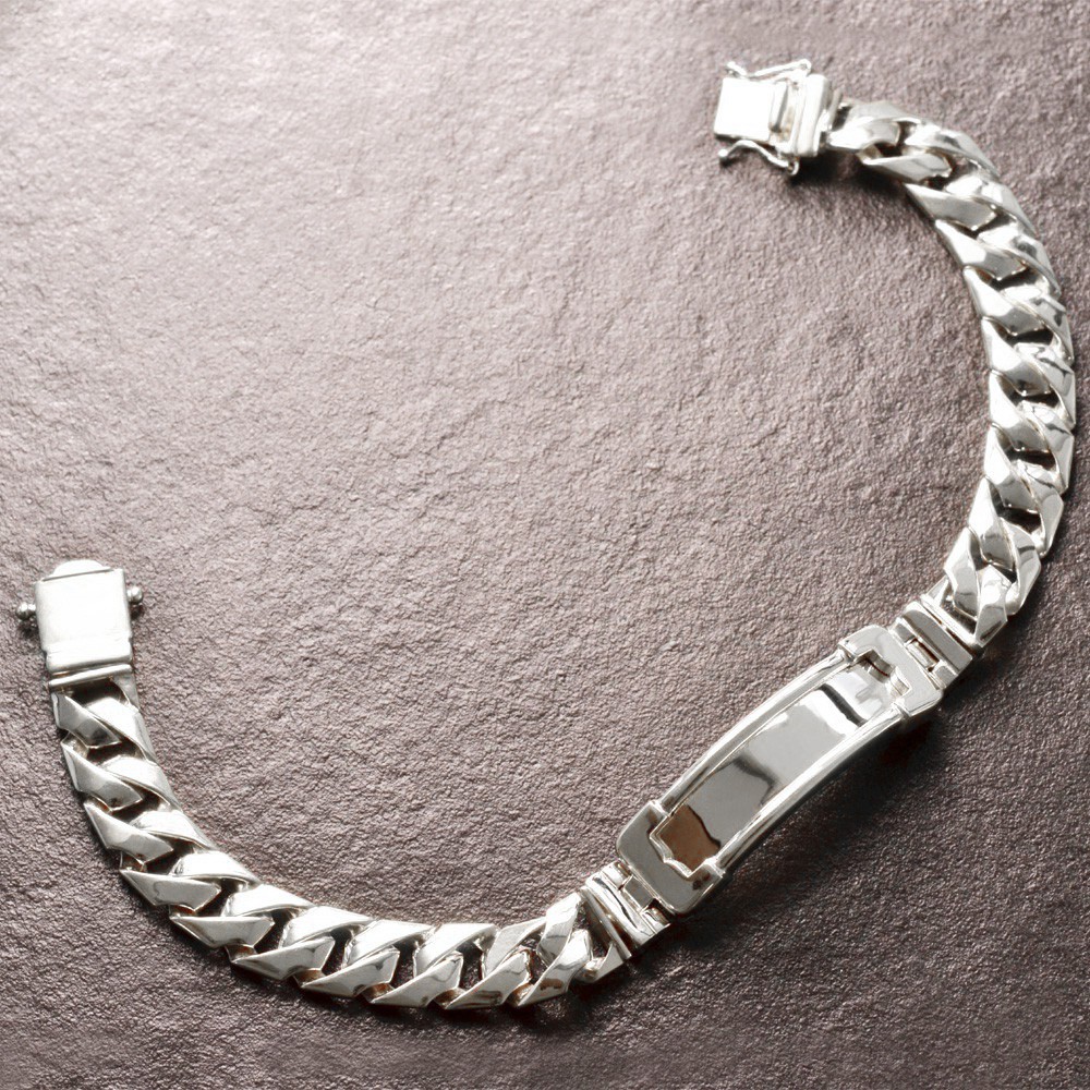 楽天市場】喜平ブレスレット プラチナ メンズ 地金 プレート