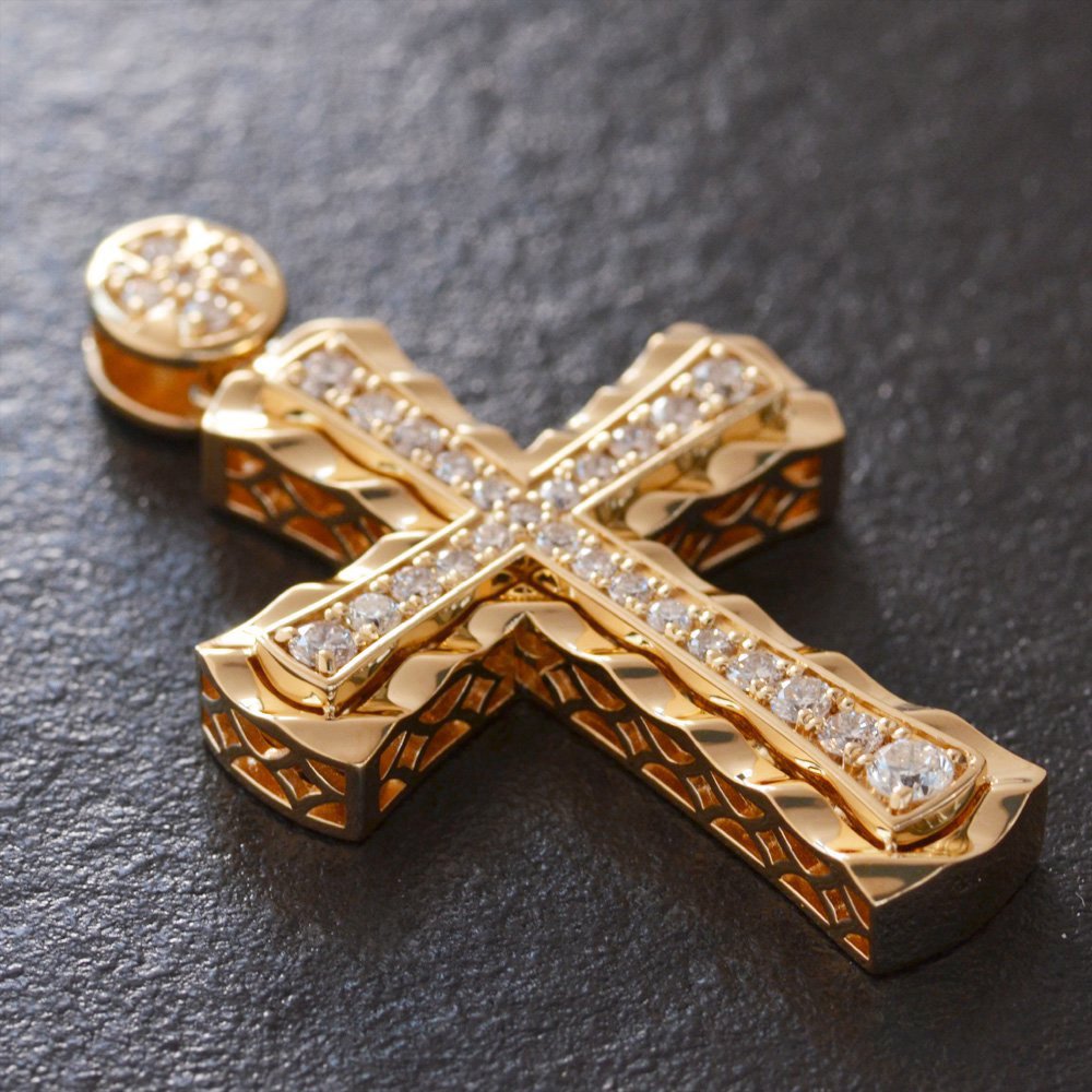 楽天市場】ペンダントトップ メンズ 18金 K18 18K ピンクゴールド