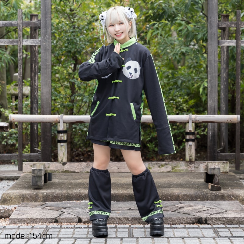 楽天市場】パンダチャイナ ジャケット 長袖 原宿系 原宿 派手カワ