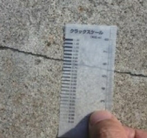 楽天市場】大平産業 クラックスケール CRS-49 黒目盛 半透明タイプ