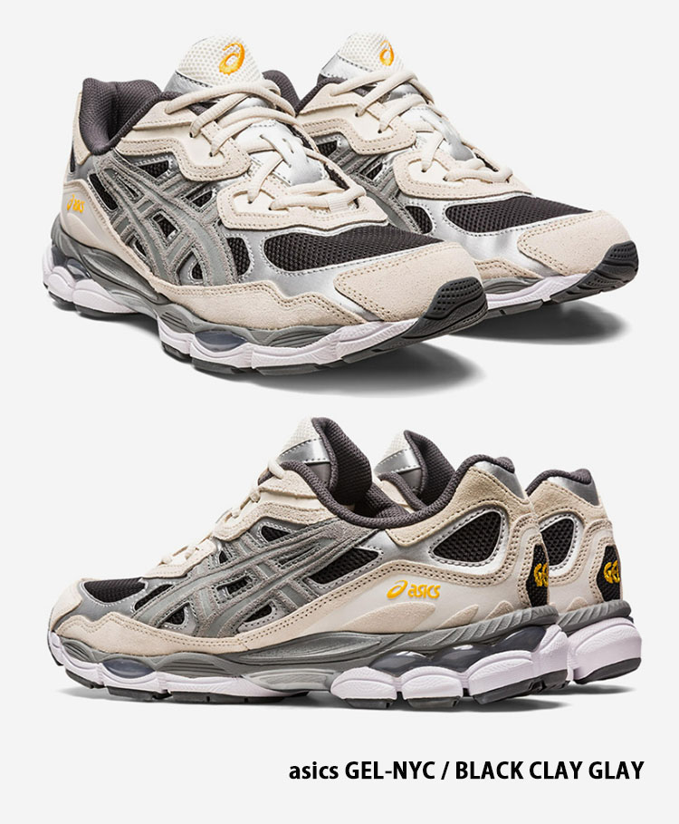 楽天市場】asics アシックス スニーカー GEL-NYC BLACK CLAY