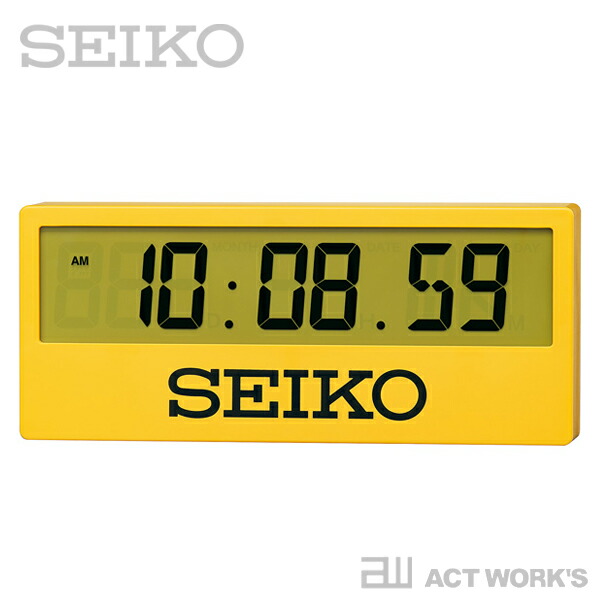 楽天市場】SEIKO スポーツタイマークロック SQ816Y 【セイコー 壁掛け