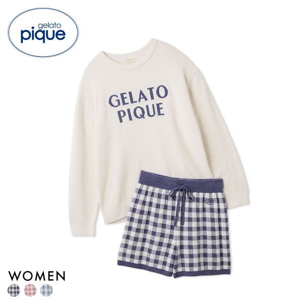 楽天市場】ジェラートピケ パジャマ（カラーネイビー）（上下セット