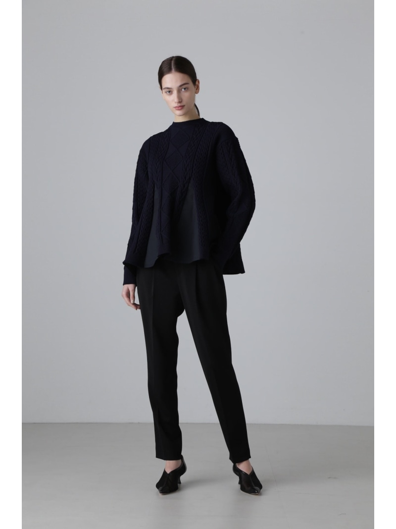 楽天市場】◇エアーストレッチケーブルニット ADORE アドーア トップス