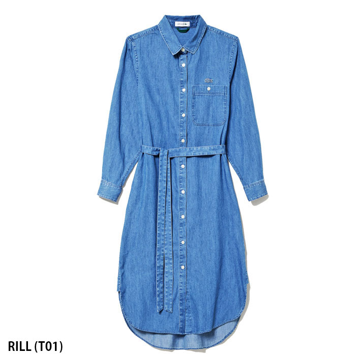 楽天市場】ラコステ ワンピース レディース ウィメンズ デニムシャツ