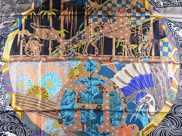 楽天市場】【激レア未使用】エルメス HERMES カレ90 EX LIBRIS EN