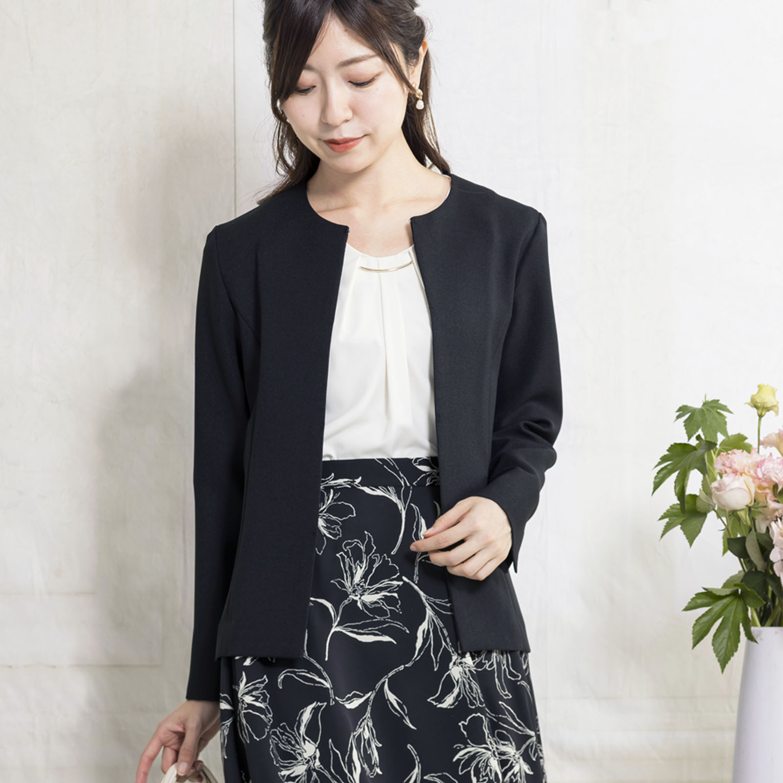 楽天市場】ジャケット レディース フォーマル セレモニー ママスーツ