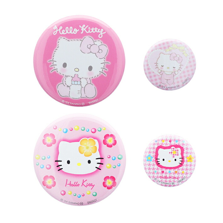 平成レトロキティ缶バッジ22個シール付き 平成レトロキティ缶バッジ22個