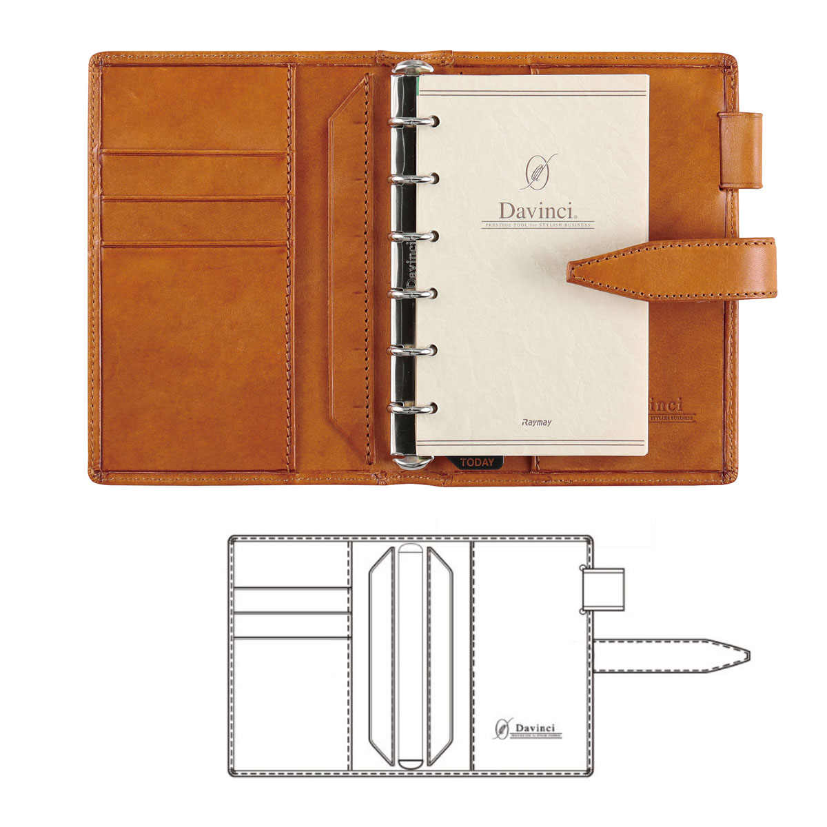 楽天市場】【名入れ可】レイメイ藤井 システム手帳 ダ・ヴィンチ