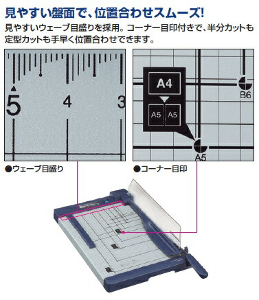 楽天市場】コクヨ ペーパーカッター(押し切り式) A3 DN-G101 : ブング