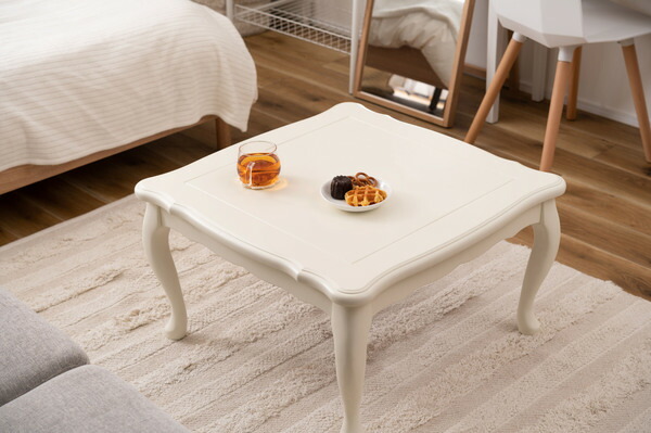 楽天市場】東谷 猫脚コタツ 正方形 こたつ 石英管ヒーター テーブル 猫