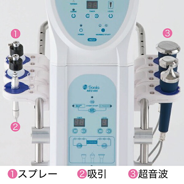 楽天市場】NEO-405 ソニアネオ4機能複合美顔機 スチーマー 美顔器 超