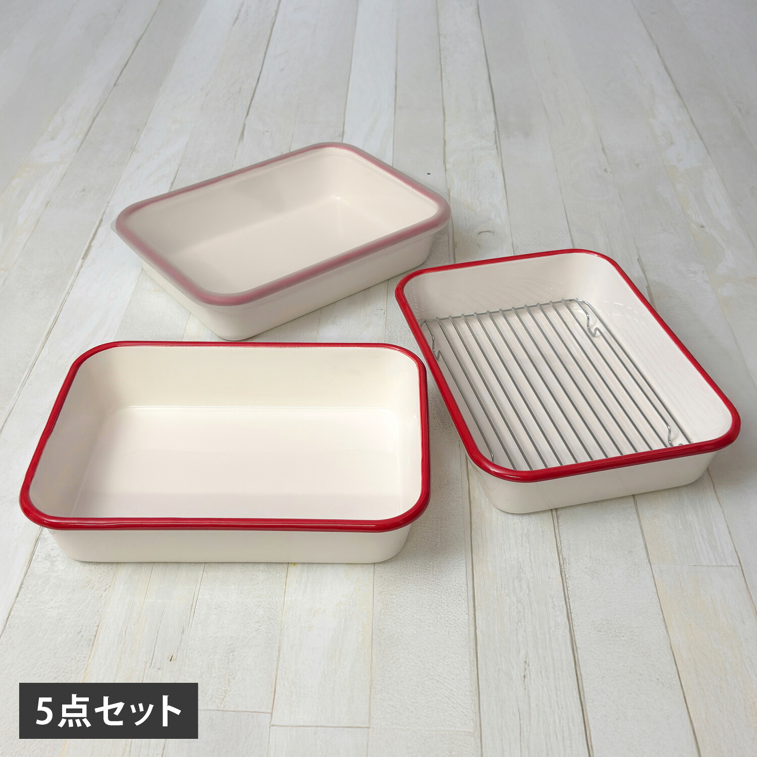 楽天市場】野田琺瑯 5点セットの通販