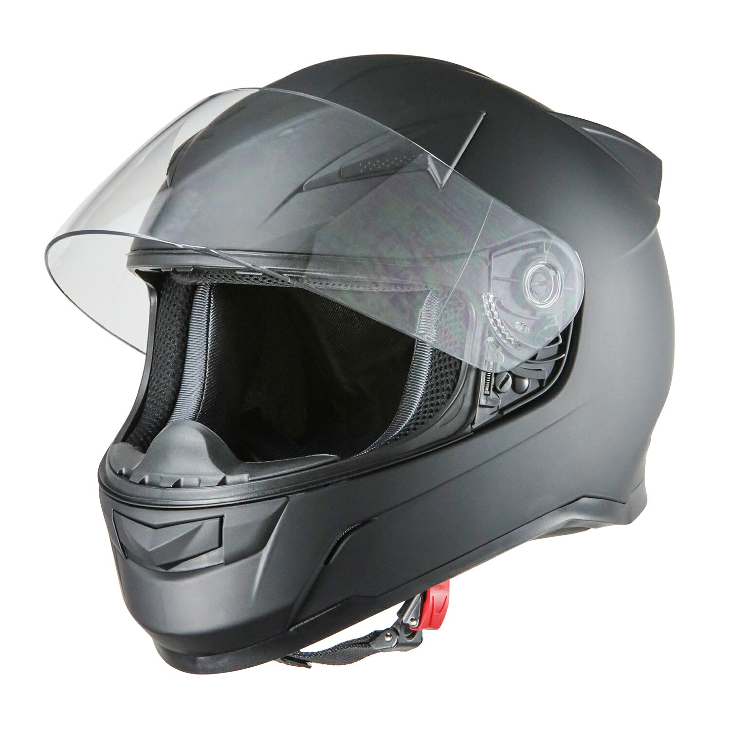 楽天市場】バイクヘルメット フルフェイス マットブラック Mサイズ