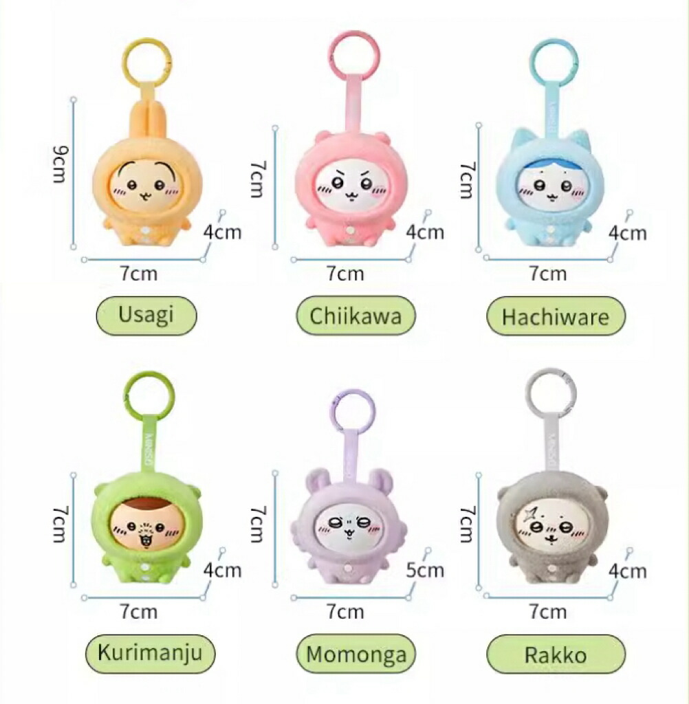 楽天市場】[海外限定]ちいかわMINISOコラボフィギュアブラインド