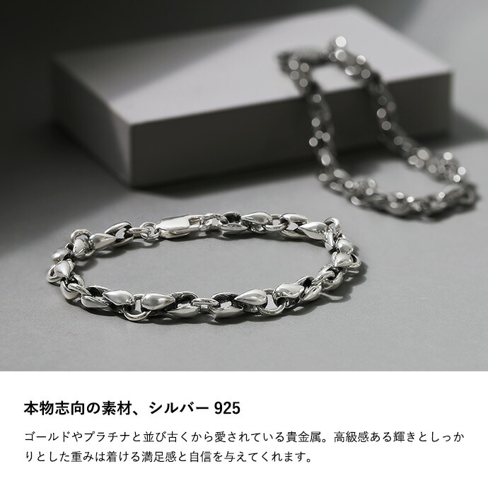 楽天市場】Binich(ビニッチ) ブレスレット メンズ ティアーリンク