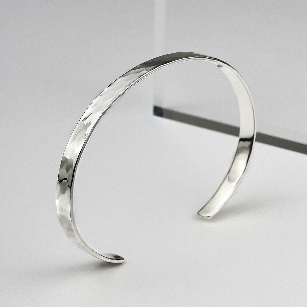 楽天市場】Binich(ビニッチ) 定番 槌目 プレーン バングル 平打ち