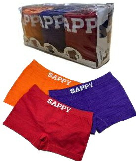 楽天市場】sappy ボクサーパンツ 3枚の通販