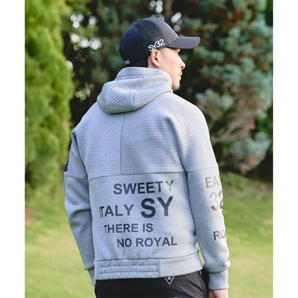 楽天市場】SY32 ゴルフウエア パンチング ジップアップ フードパーカー