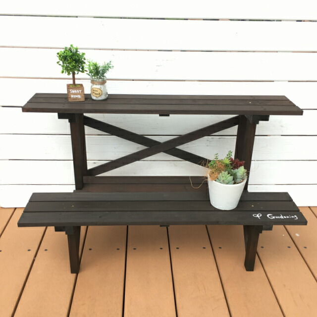 楽天市場】フラワースタンド2段860型HIタイプ ガーデニング