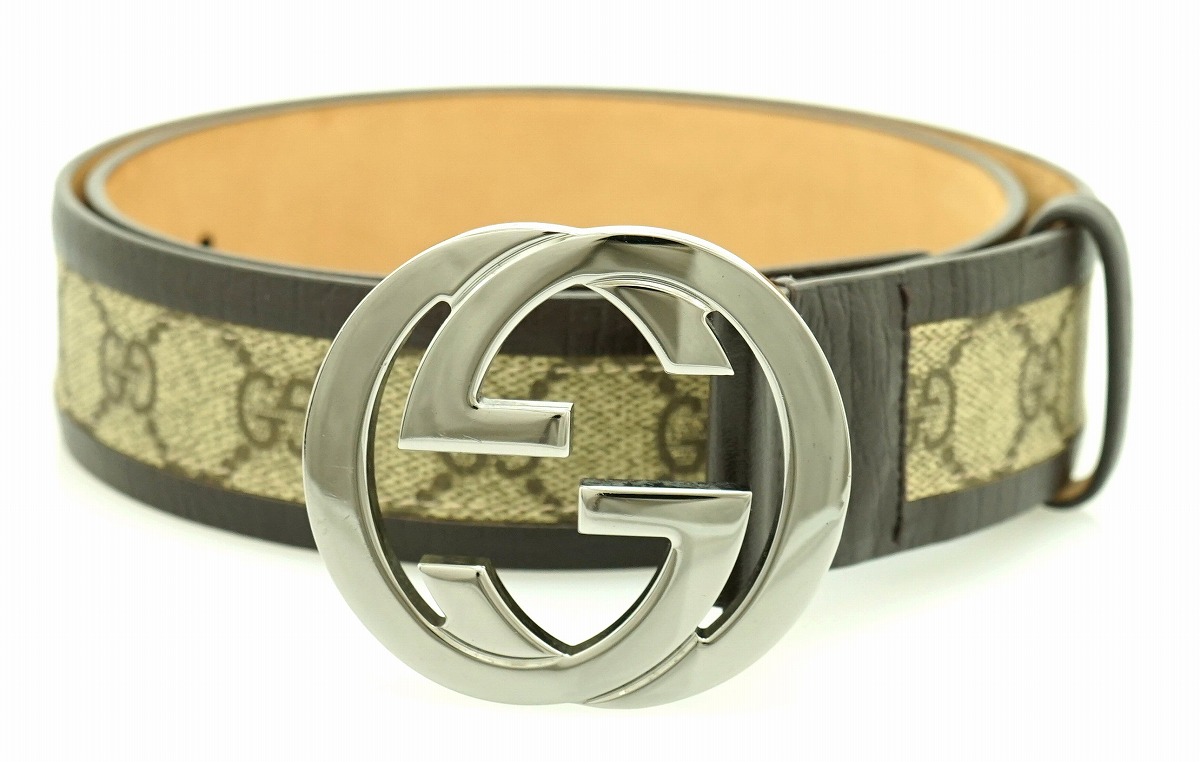 楽天市場】GUCCI グッチ GGスプリーム インターロッキング Gバックル